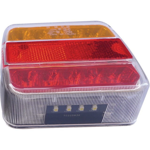 FEU Arriere 4 Fonctions LED 105X98X36 12-24V référence fournisseur 1216450